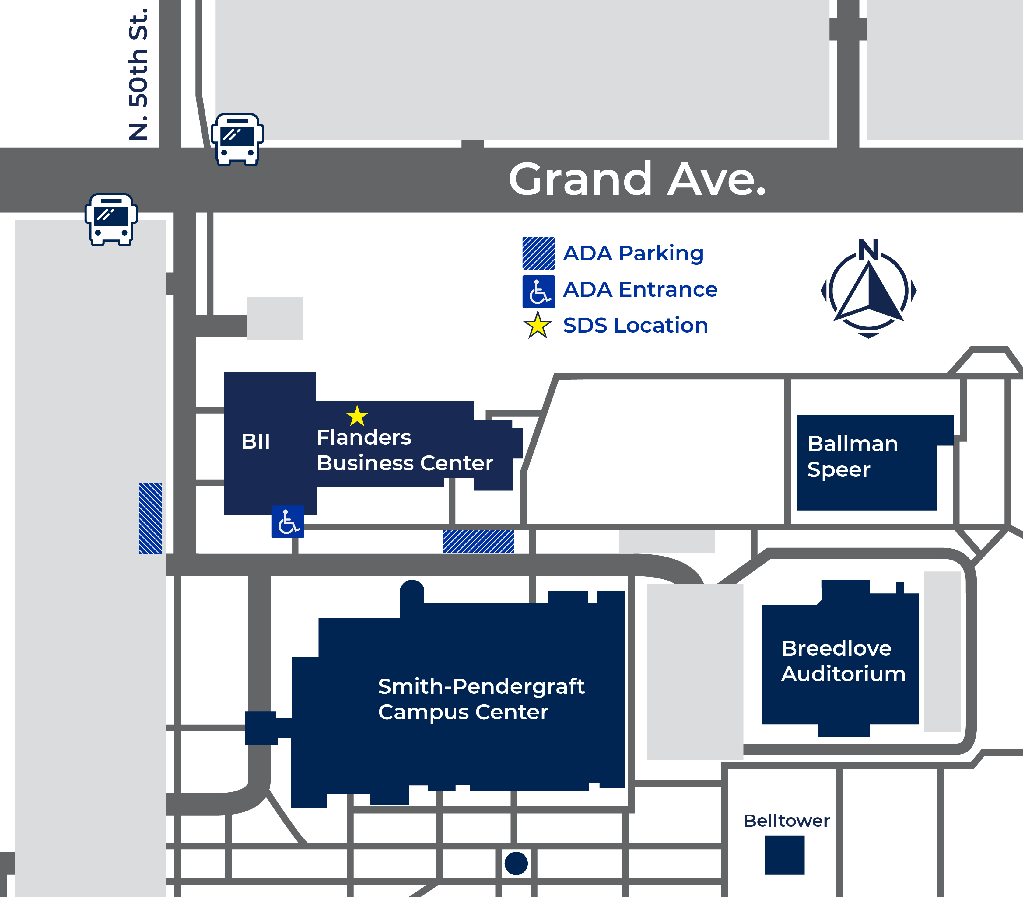 SDS Campus Map
