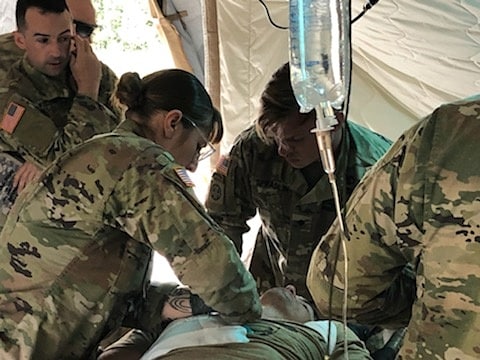 Amanda McMillin Serves as an Army Medic