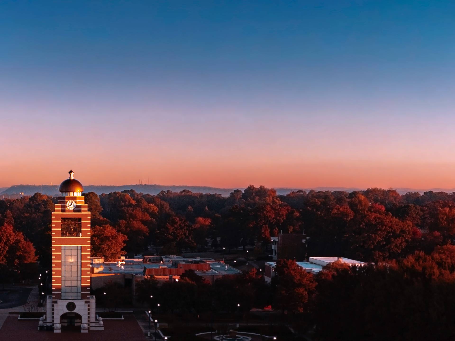 The Bell Tower at sunset