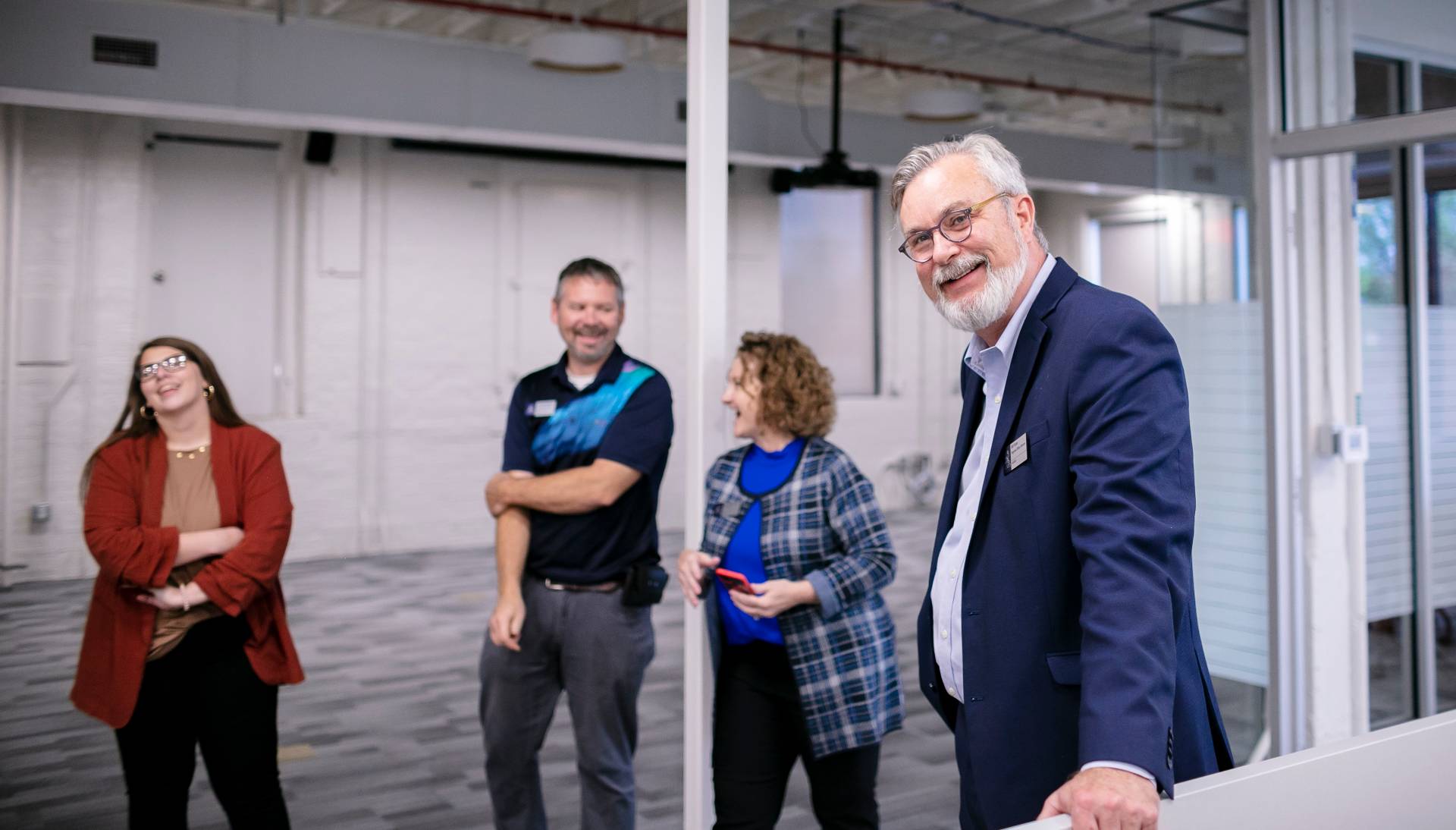 UAFS staff and faculty at the Center for Economic Development.