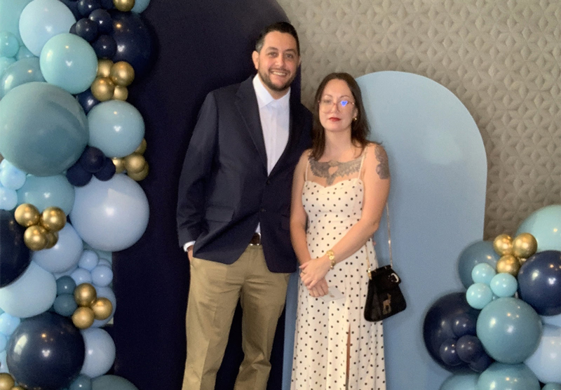 CristiAnna Page (right) with her partner