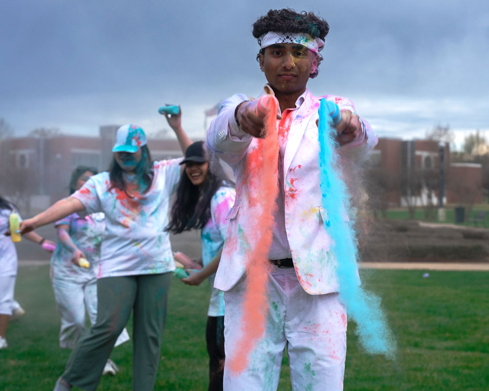 Desi Culture Club president Aravinda