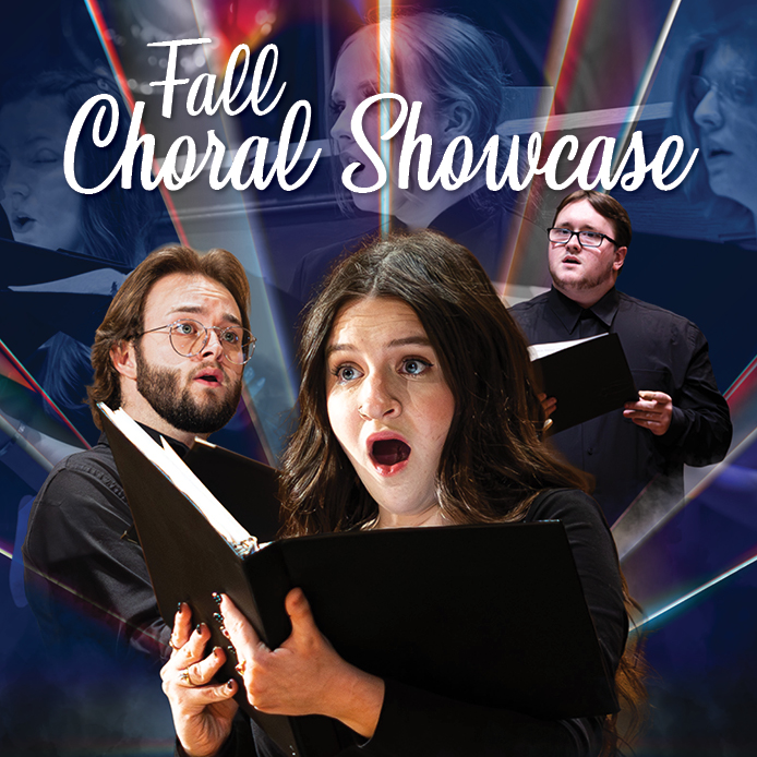 Fall Choral Showcase choral students singing