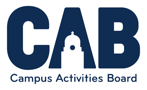 Campus activities board logo in navy