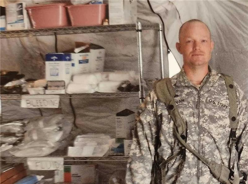 Zachary Ryan in uniform